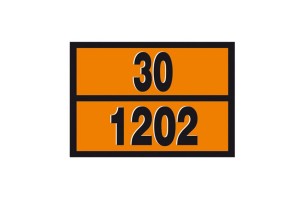 Πινακίδα Φορτηγού Καυσίμoυ 30/1202 Ανάγλυφη 30x40cm 1Τμχ