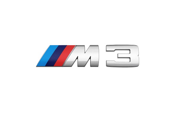 Αυτοκόλλητο Σήμα Τύπου Bmw "M3" 10.5x3cm 1Τμχ Αυτοκόλλητο Σήμα Τύπου Bmw "M3" 10.5x3cm 1Τμχ