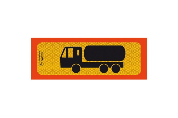 Πινακίδα Αλουμινίου 3M Βυτίο Τριαξονικό 50x20cm 1Τμχ