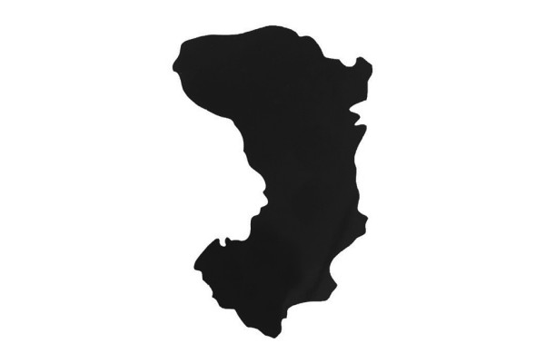 Αυτοκόλλητος Χάρτης Χίος Μαύρος 7.5x5 Cm 1Τμχ