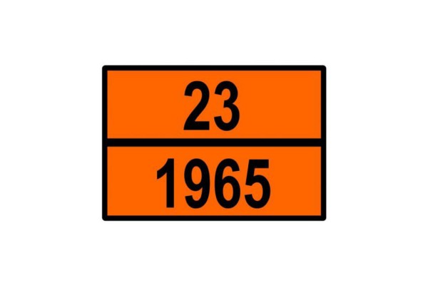 Πινακίδα Λαμαρίνα Φορτηγού Βραδύκαυστη 23/1965 30x40cm 1Τμχ