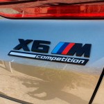 Σήμα Bmw X6 ///M Competition Αυτοκόλλητο 3D 17x4cm Μαύρο Πλαστικό 1 Τεμάχιο Oem