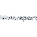 Αυτοκόλλητο Σήμα Χρωμίου 3D "MOTORSPORT" 14.8x2cm 1Τμχ