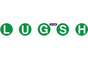 Αυτοκόλλητο ΣήμαL- H - U - G - S Φ12.5cm 1Τμχ