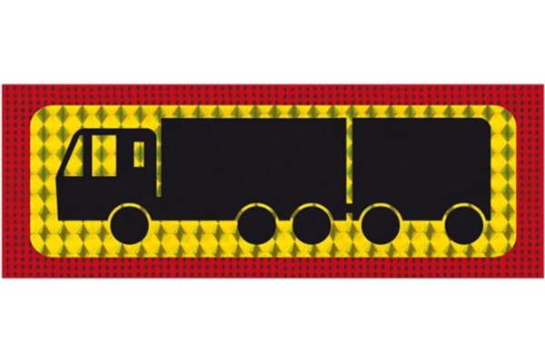Πινακίδα Αυτοκόλλητη Φορτηγό Συρόμενο 48x20cm 1Τμχ Πινακίδα Αυτοκόλλητη Φορτηγό Συρόμενο 48x20cm 1Τμχ