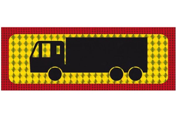 Πινακίδα Λαμαρίνα Φορτηγό Τριαξονικό 48x20cm 1Τμχ Πινακίδα Λαμαρίνα Φορτηγό Τριαξονικό 48x20cm 1Τμχ