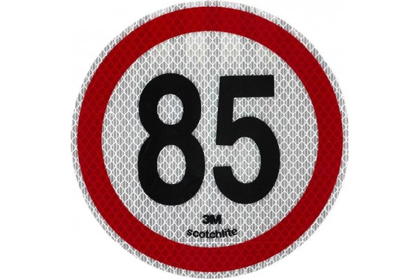 Αυτοκόλλητο Σήμα Όριο Ταχύτητας 3Μ "85" 15cm 1Τμχ Αυτοκόλλητο Σήμα Όριο Ταχύτητας 3Μ "85" 15cm 1Τμχ