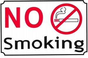 Πινακίδα Αυτοκόλλητη "No Smoking" 30x20cm 1Τμχ