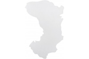 Αυτοκόλλητος Χάρτης Χίος Λευκός 7.5x5 Cm 1Τμχ