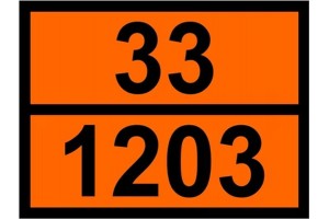 Πινακίδα Φορτηγού Καυσίμoυ 33/1203 Ανάγλυφη Π.ΑΝ.302 30x40cm 1 Τμχ