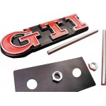 Σήμα "GTI" Αυτοκόλλητο Και Βιδωτό Κόκκινο - Ασημί 8x2.2cm 1 Τεμάχιο Σήμα "GTI" Αυτοκόλλητο Και Βιδωτό Κόκκινο - Ασημί 8x2.2cm 1 Τεμάχιο