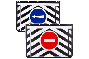 Λασπωτήρες 35x30cm Βέλος/Στοπ Ζευγάρι 2 Τεμάχια