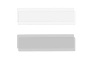 Licence Plate Frames With Glass Protection 2 Pcs - Φιμε