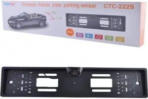 Πλαίσιο Πινακίδας CTC-222S Με Ενσωματομένη Κάμερα Οπισθοπορείας