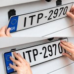 Αόρατη Βάση Πινακίδας 112-113MM Μαύρο 4τμχ Αόρατη Βάση Πινακίδας 112-113MM Μαύρο 4τμχ