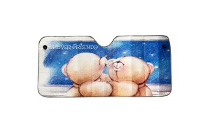 Ηλιοπροστασία Κουρτινάκι Παρμπρίζ Εσωτερικό Forever Friends 60 X 130 Cm 4610