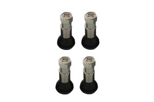 Καπάκια Βαλβίδων Χρωμίου & Βαλβίδες Butzi TR413C Σετ 4 Τεμαχίων