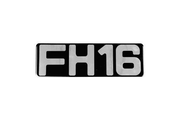 Αυτοκόλλητο Σήμα ''FH16'' 20.5cm X 7.5cm Με Επικάλυψη Σμάλτου 1 Τεμάχιο