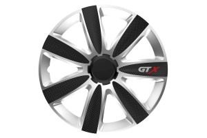 Τάσια Τροχών Αυτοκινήτου 13" Gtx 102772 Carbon Μαύρο & Ασημί Cbx 4 Τεμάχια