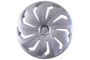 Τάσια Αυτοκινήτου Wind Ασημί Με Δαχτυλίδια Χρωμίου 106732 Rc Cbx 13''