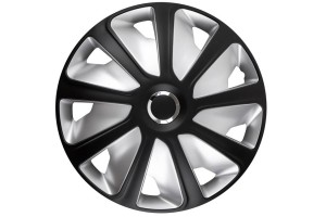 Τάσια Αυτοκινήτου Craft Μαύρα - Ασημί Με Δαχτυλίδι Χρωμίου 105100 Rc Cbx 16''