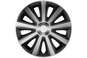 Τάσια Αυτοκινήτου Aviator Carbon Ασημί - Μαύρα 104059 Sb Cbx15''