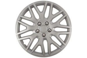 Τάσια Αυτοκινήτου Dakar Ασημί Με Μπουλόνια Χρωμίου 108194 Nc Cbx 14''