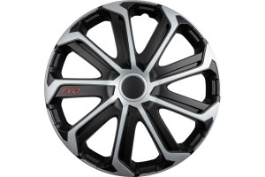 Τάσια Αυτοκινήτου Evo Μαύρα - Ασημί 109740 14' 4τμχ