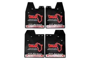 Λασπωτηρες Suv 48x36cm 4ΤΜΧ - Dakar Μαυρο