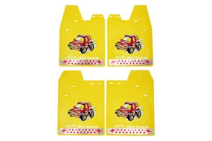 Λασπωτηρες Suv 48x36cm 4ΤΜΧ - Suv Κιτρινο