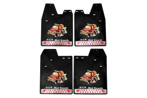 Λασπωτηρες Suv 48x36cm 4ΤΜΧ - Suv Μαυρο