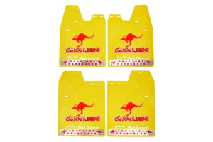 Λασπωτηρες Suv 48x36cm 4ΤΜΧ - Καγκουρο Κιτρινο