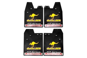 Λασπωτηρες Suv 48x36cm 4ΤΜΧ - Καγκουρο Μαυρο