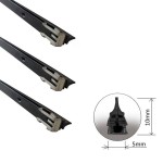 Λάστιχο Υαλοκαθαριστήρα Ανταλλακτικό 60cm 24" 6.5mm Με Πλαστικό 1 Τεμάχιο