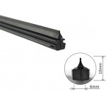 Λάστιχο Υαλοκαθαριστήρα Ανταλλακτικό 60cm 24" 6mm Τύπου Bosch Με Λαμάκια 1 Τεμάχιο