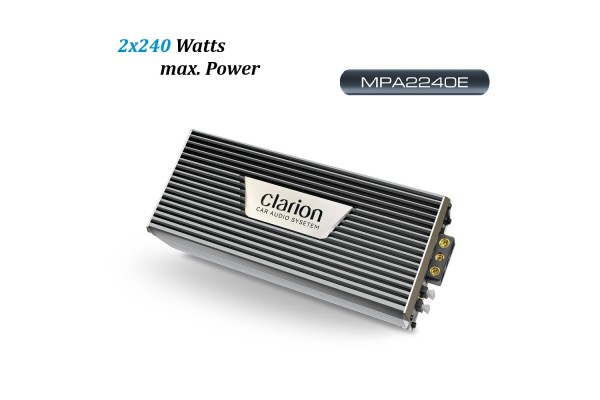 Clarion 2Channel Amplifier 2x240Watts MPA2240E