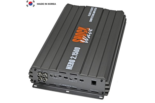 Shockwave Class D 2Channel HERO2.1500 (2x1500Wrms) Made In Korea