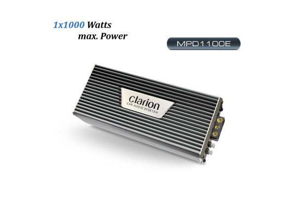 Clarion Μonoblock Amplifier MPD1100E 1000Watt Rms @ 1Ohm