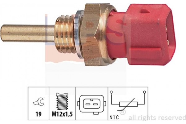 Eps Αισθητήρας, θερμοκρ. Ψυκτικού Υγρού - 1.830.155