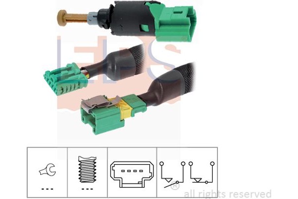 Eps Διακόπτης Των Φώτων Φρένων - 1.810.213K
