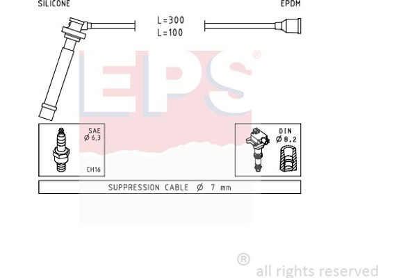 Eps Σετ Καλωδίων Υψηλής Τάσης - 1.499.013