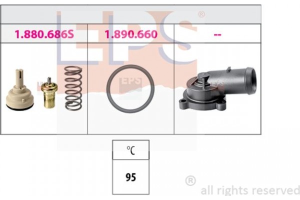 Eps Θερμοστάτης, Ψυκτικό Υγρό - 1.880.686K