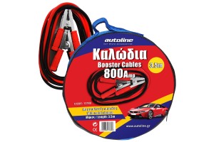 Autoline Καλώδια Εκκίνησης Μπαταρίας Αυτοκινήτου 800A 3.5m