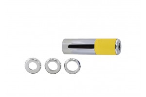 RCN-FXG Λεβιέ Χειρόφρενου Αλουμινίου με Δέρμα Κίτρινο