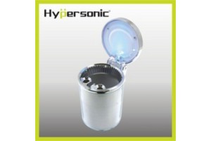 Σταχτοδοχειο Κυλινδρικο Φωτιζομ Ασημι