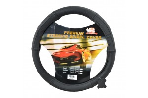 Carman Δέρμα 6 Ραφές Μαύρο 36-38cm