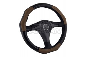 Καλυμμα Τιμονιου ΜΑΥΡΟ-ΜΠΕΖ