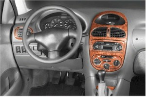 Επενδυση Peugeot 206 1998-> 9T Clima με Εμφάνιση Ξύλου