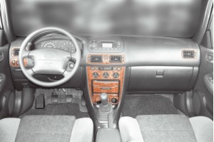 Επενδυση TOY. Corolla 1.4L 2/2000on 13T με Εμφάνιση Ξύλου