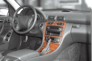 Επενδυση Mercedes C-KLASSE 2000-> 3T με Εμφάνιση Ξύλου